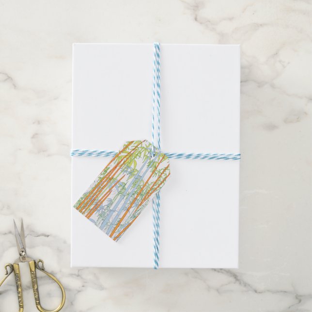 Bamboo 3 gift tags (With Twine)