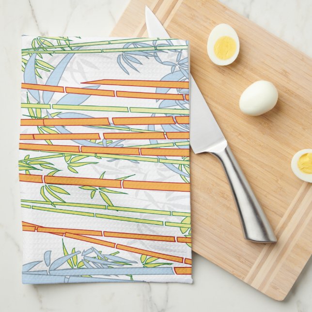Bamboo 3 tea towel (Quarter Fold)