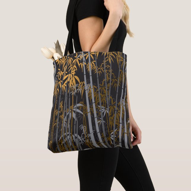 Bamboo 4 tote bag (Close Up)