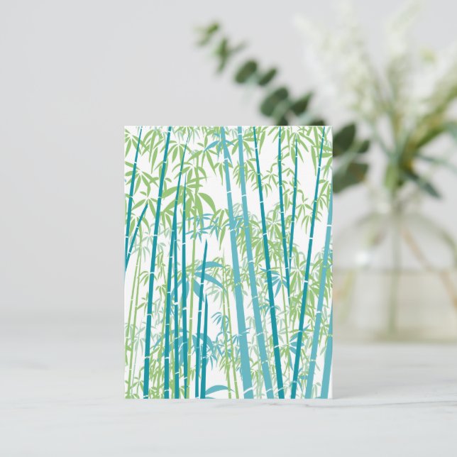 Bamboo 6 holiday postcard (Standing Front)