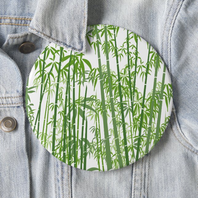 Bamboo 7 6 cm round badge (In Situ)