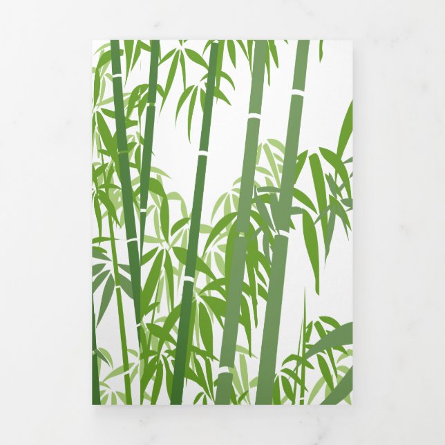 Bamboo 7 Tri-Fold holiday card (Cover)
