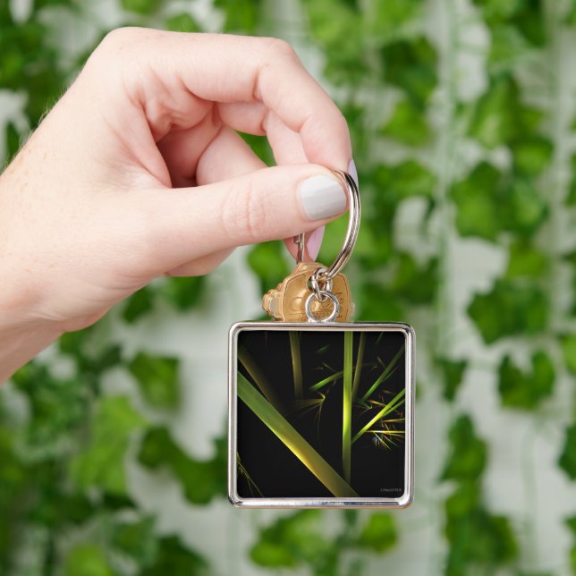 Bamboo Abstract Key Ring (Hand)