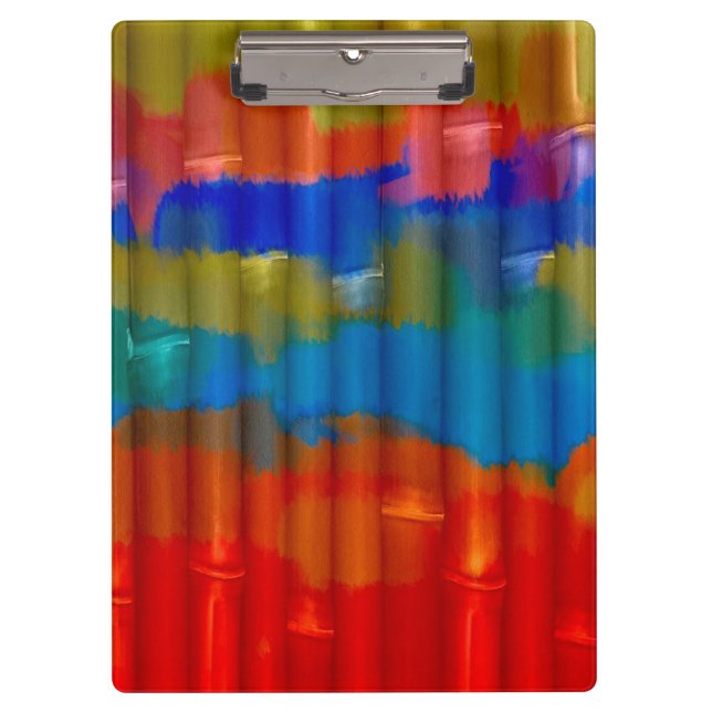 Bamboo Acrylic Painting 3 Clipboard (Front)