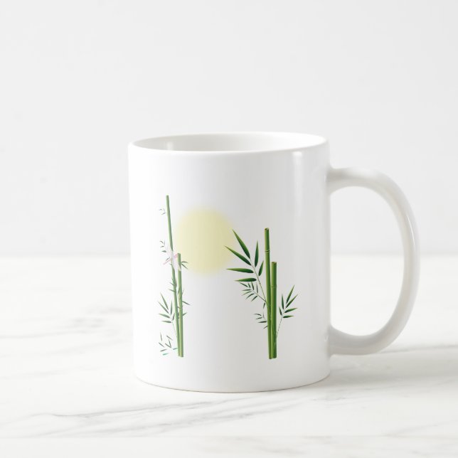 Bamboo and Dragonfly Coffee Mug (Right)