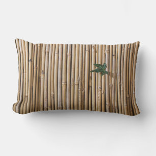 Bamboo and Ivy Outdoor Throw Pillow