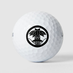 Bamboo and sedge hat in circle golf balls