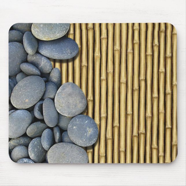 Bamboo and Stones Mouse Mat (Front)