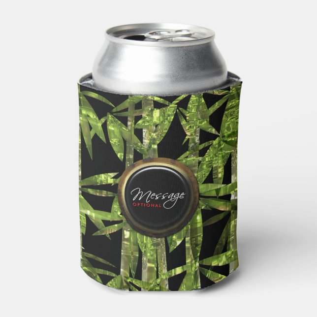 Bamboo Art 4 Options Can Cooler (Can Front)