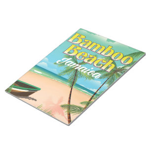 Bamboo Beach Jamaica Notepad