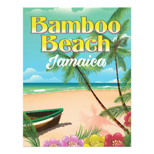 Bamboo Beach Jamaica Photo Print