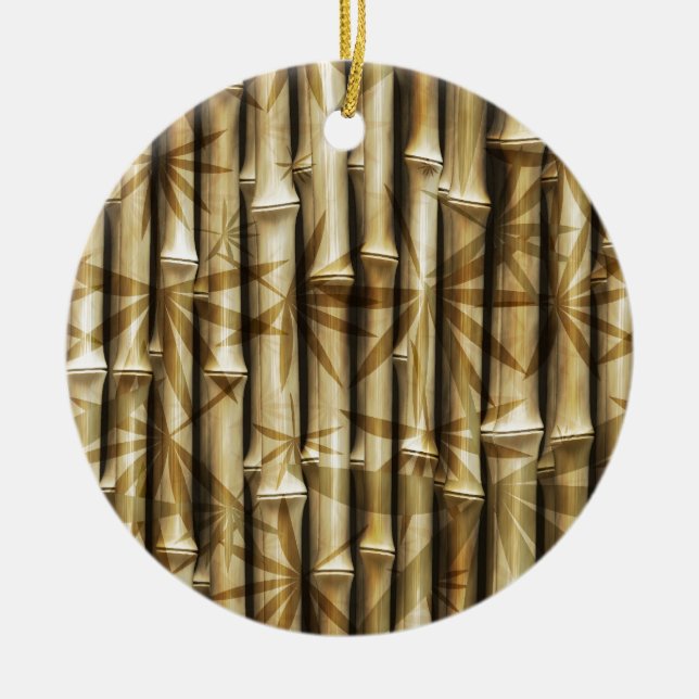 BAMBOO BEAUTY CERAMIC TREE DECORATION (Front)
