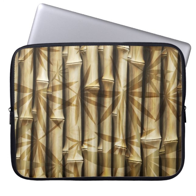 BAMBOO BEAUTY LAPTOP SLEEVE (Front)