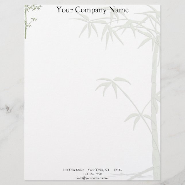 Bamboo Beauty Letterhead (Front)