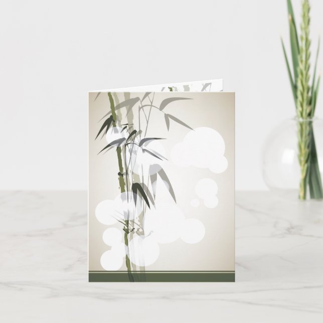 Bamboo Blank Notecard (Front)