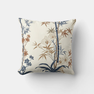 Bamboo botanical pillowcases  cushion