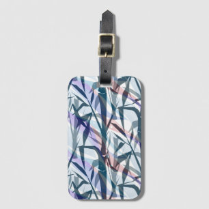 Bamboo branches. luggage tag