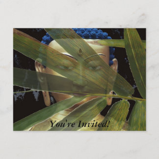 Bamboo Buddha Invitation