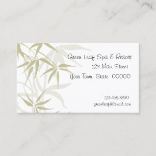 Bamboo Business Card