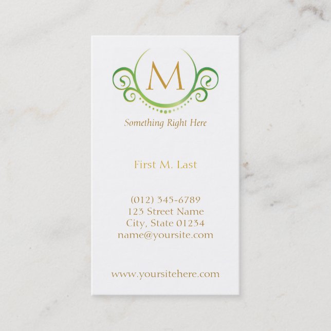 Bamboo Business Card (Front)