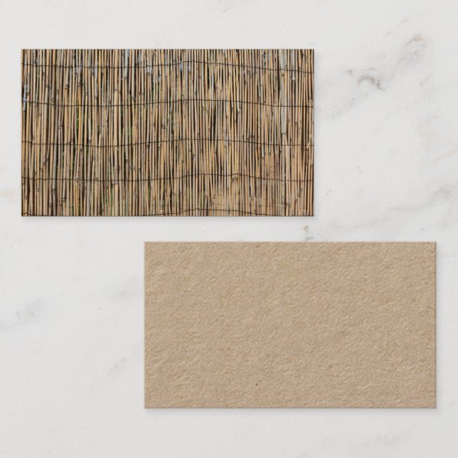 Bamboo Business Card (Front/Back)