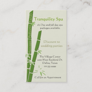 Bamboo Business Card