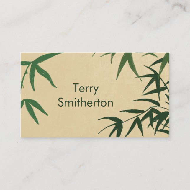 Bamboo Business Cards (Front)