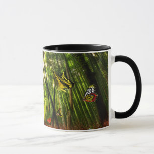 Bamboo & Butterfly Art 2 Mug