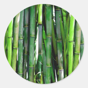 BAMBOO CLASSIC ROUND STICKER