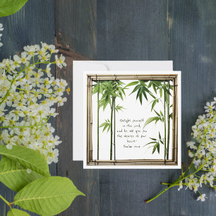 Bamboo Customisable Bibe Verse Flat Card
