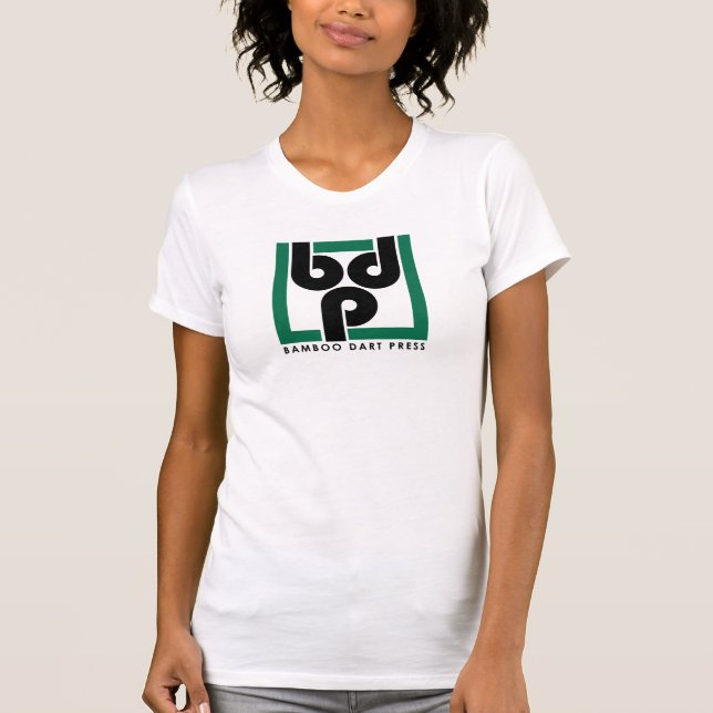 Bamboo Dart Press Retro logo (light) T-Shirt (Front)
