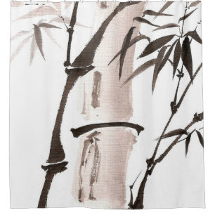 Bamboo delight 2 shower curtain