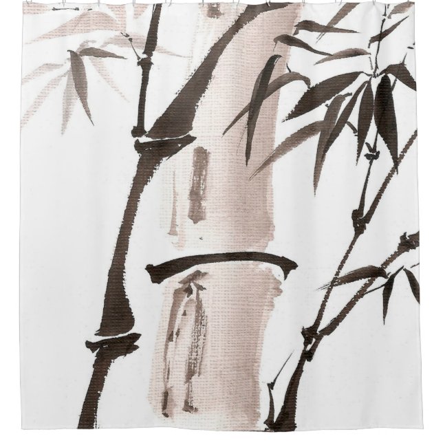 Bamboo delight 2 shower curtain (Front)