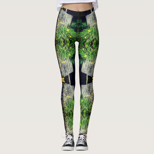 Bamboo Fence leggings (Front)