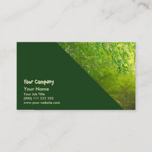 Bamboo forest business card