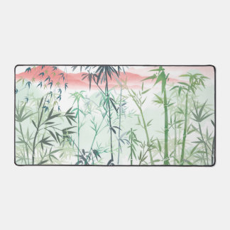 Bamboo forest desk mat