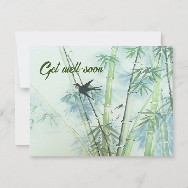 Bamboo Forest - green Card (Front)