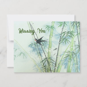 Bamboo Forest - green Card
