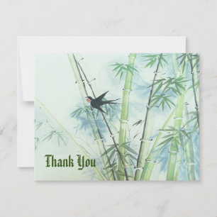 Bamboo Forest - green Card