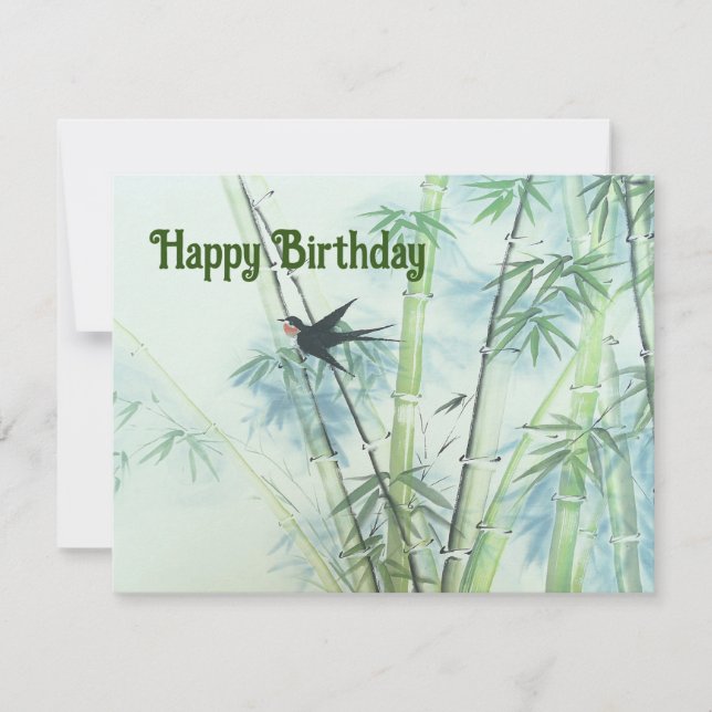 Bamboo Forest - green Card (Front)
