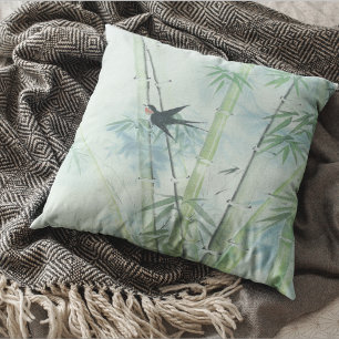 Bamboo Forest - green Cushion