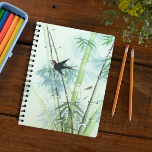 Bamboo Forest - green Notebook