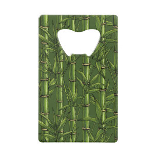 Bamboo forest in green
