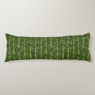 Bamboo forest in green body cushion