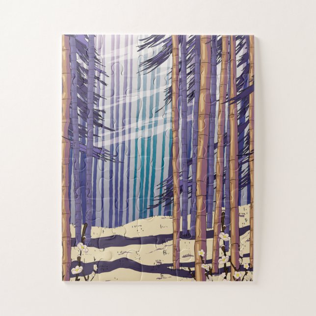 Bamboo Forest Jigsaw Puzzle (Vertical)