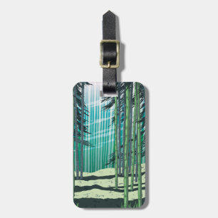 Bamboo Forest Luggage Tag