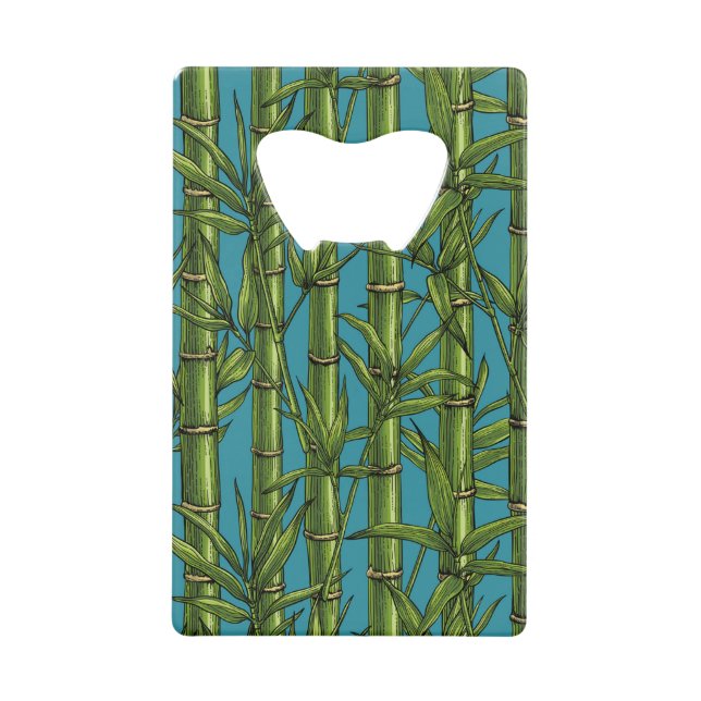 Bamboo forest on blue (Front)