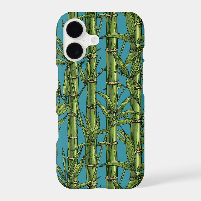 Bamboo forest on blue (Back)