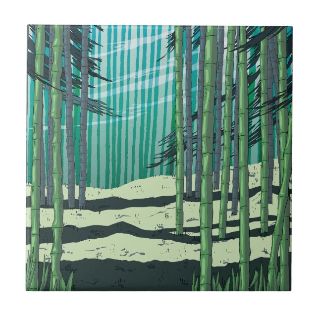 Bamboo Forest Tile (Front)