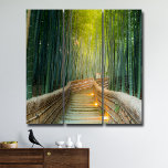 Bamboo Forest Triptych<br><div class="desc">Beautiful bamboo forest on this wall art set is a stunning addition to any room's decor.</div>
